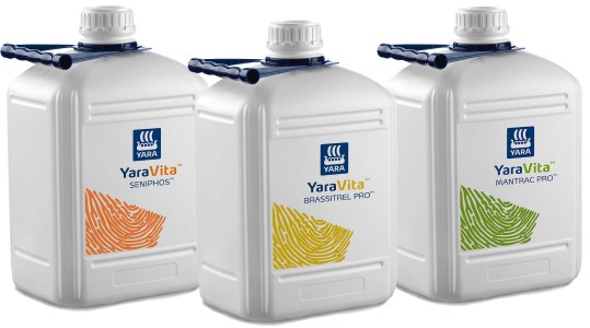 A range of Yaravita Foliar Nutrition products available to order