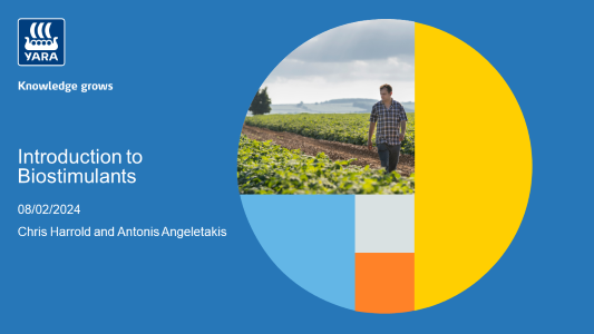 Introduction to Biostimulants webinar 